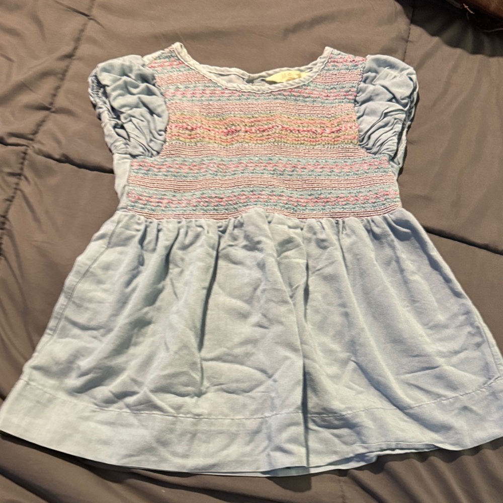 Matilda Jane crystal ball smocked tunic EUC size 6